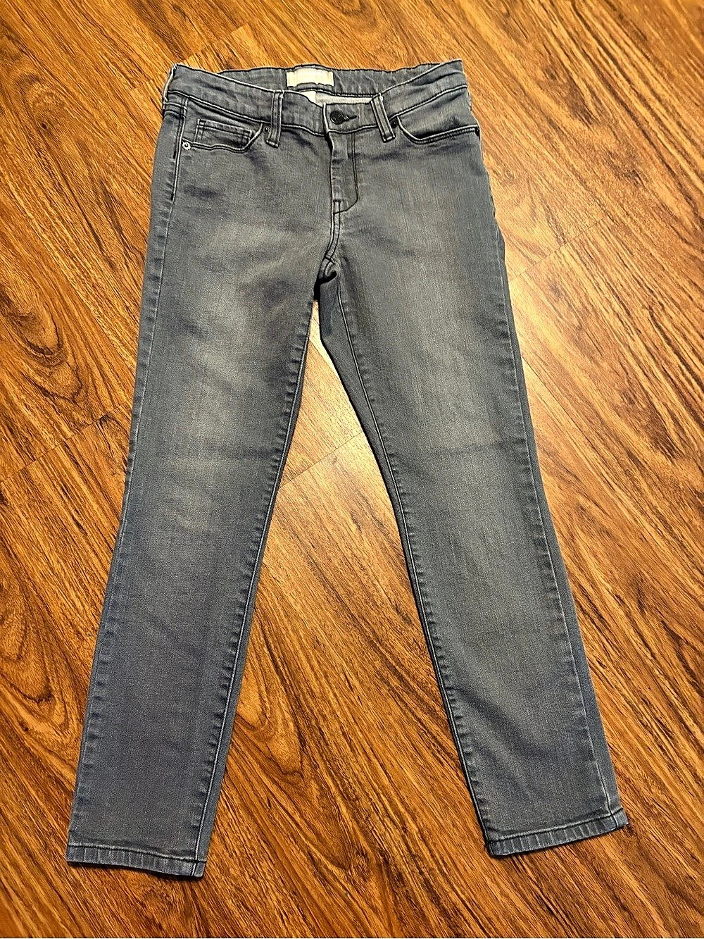 Banana Republic Women's Gray Denim Skinny Fit Jeans Stretch Mid-Rise 26" Waist/2